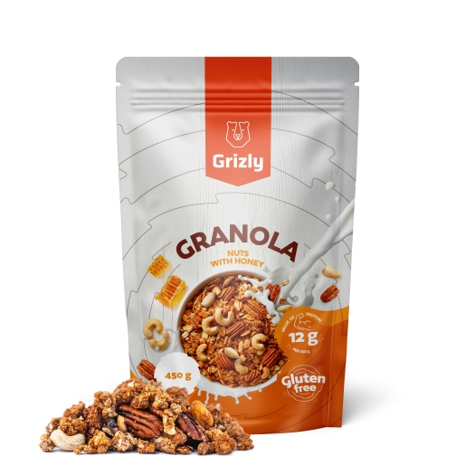 Granola oříšková s medem